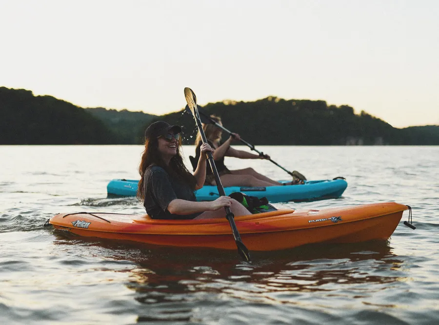 Paddling out at first light